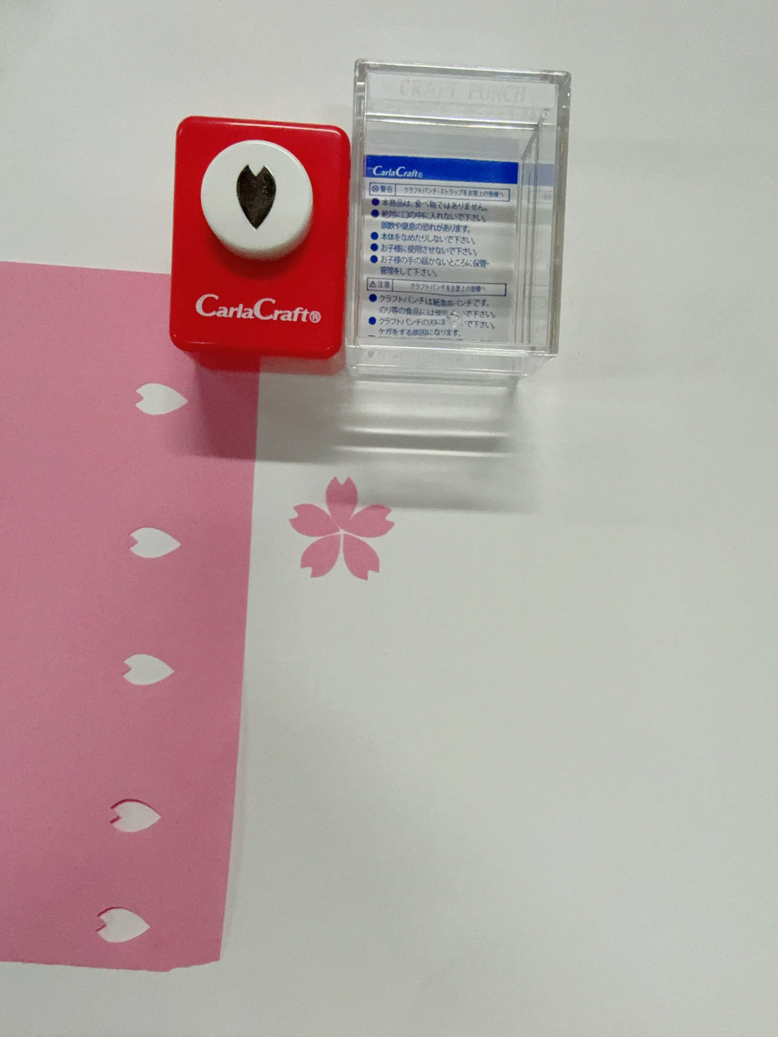CARL Craft Mini Punch Japan Selection Sakura Flower Petal Large