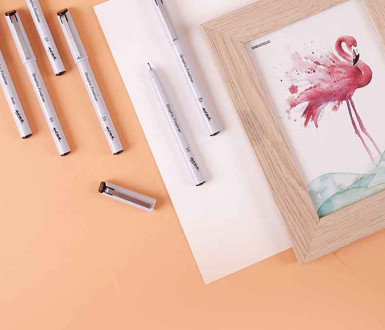Mont Marte Premium Graphic Fineliners,7 Piece