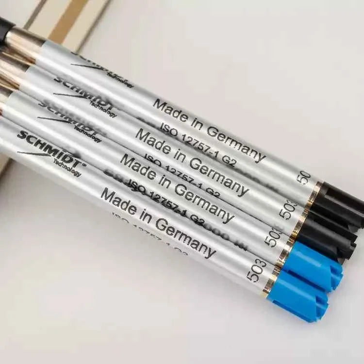 Schmidt EasyFlow 9000 Ballpoint Pen Refill - Medium Point - Black/Blue