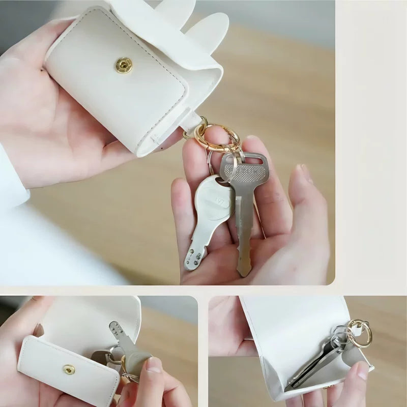 Japanese Cute Rabbit Earphone Case & Key Pouch