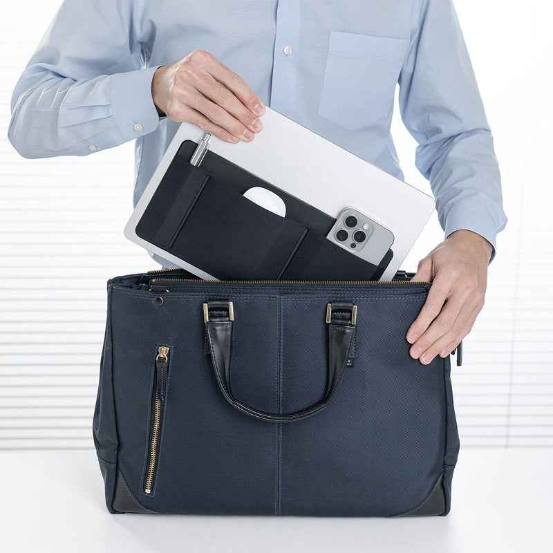 3-Pocket Organizer, Mouse Holder for Laptop Stick on