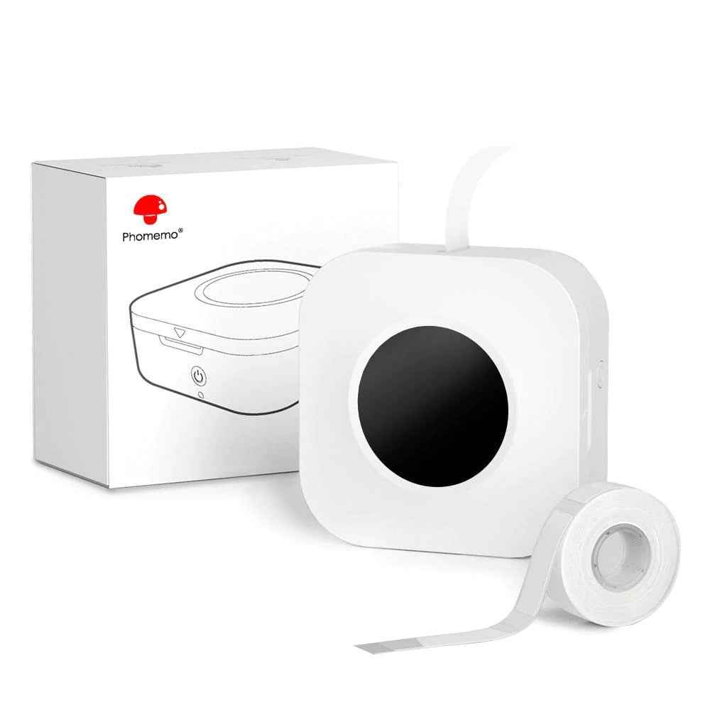 Phomemo Q30S Label Maker Machine with 1 Roll Tape White