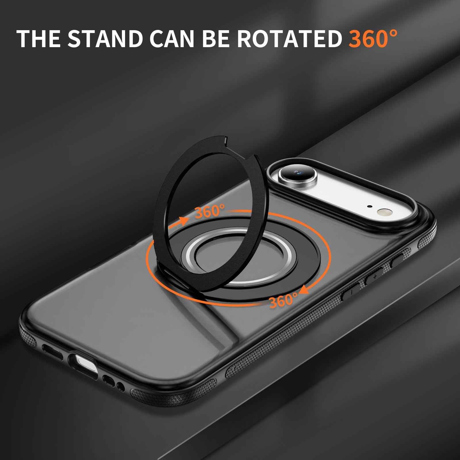 iPhone 17 Rotating Stand Phone Case