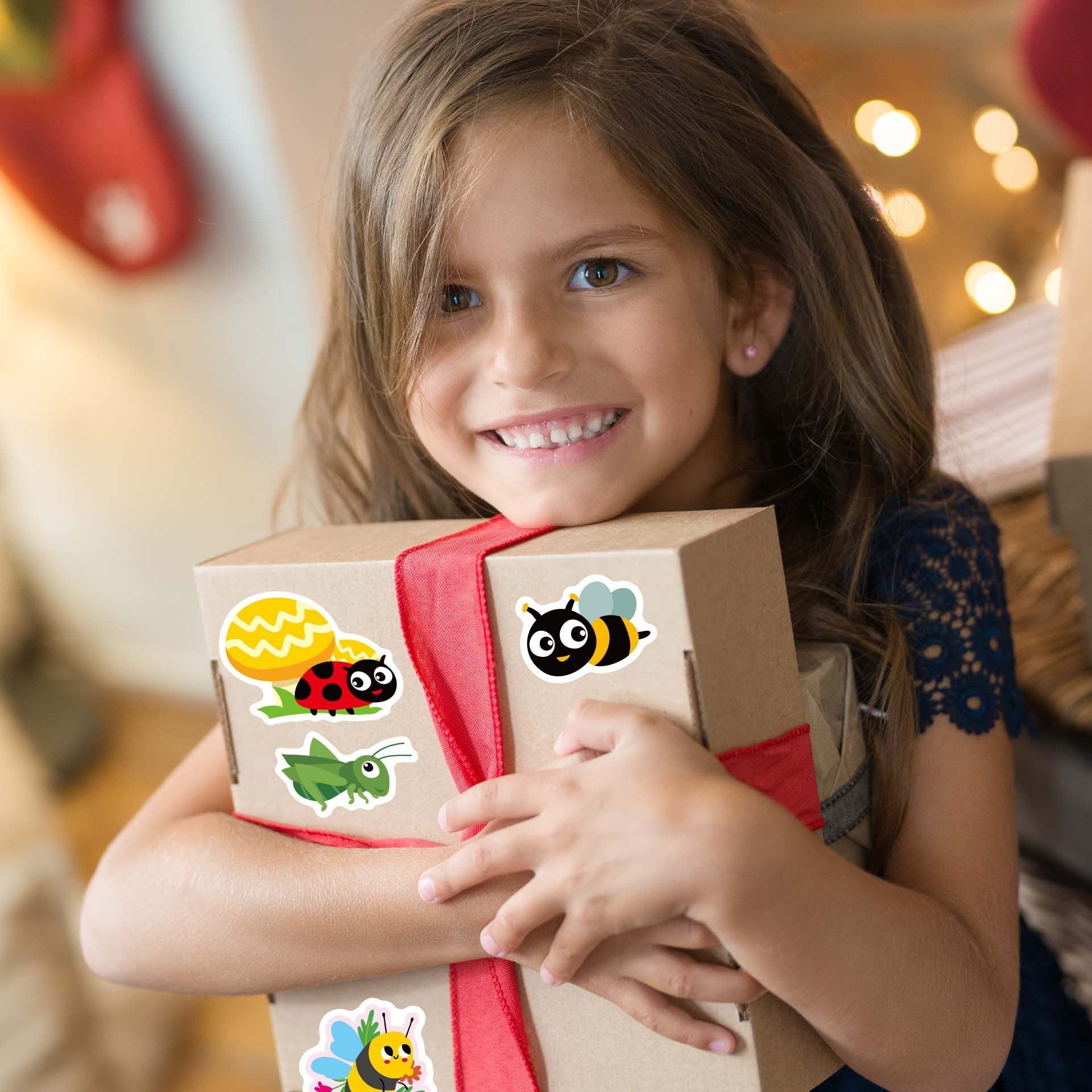 Make a Face Insect Bee Beetle DIY Stickers for Kids 24 Sheets