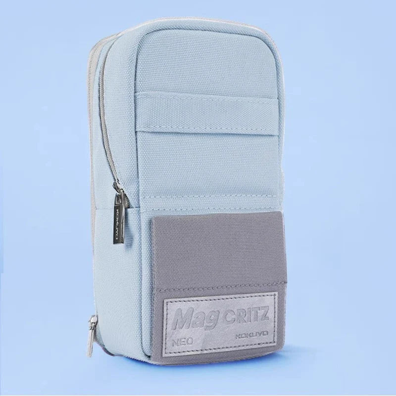 KOKUYO MAG CRITZ NEO 2IN1 Expandable Large Pen Case Light Blue