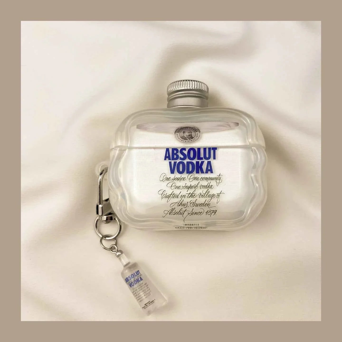 3D Vodka Bottle AirPods Case B