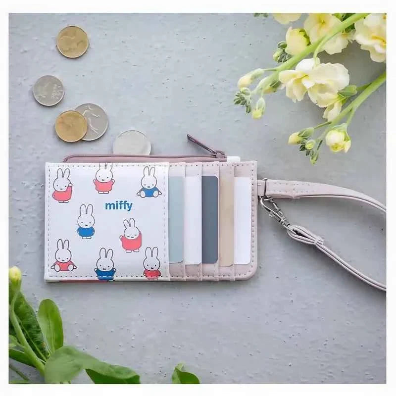 Miffy Rabbit Print Card Holder Wallet