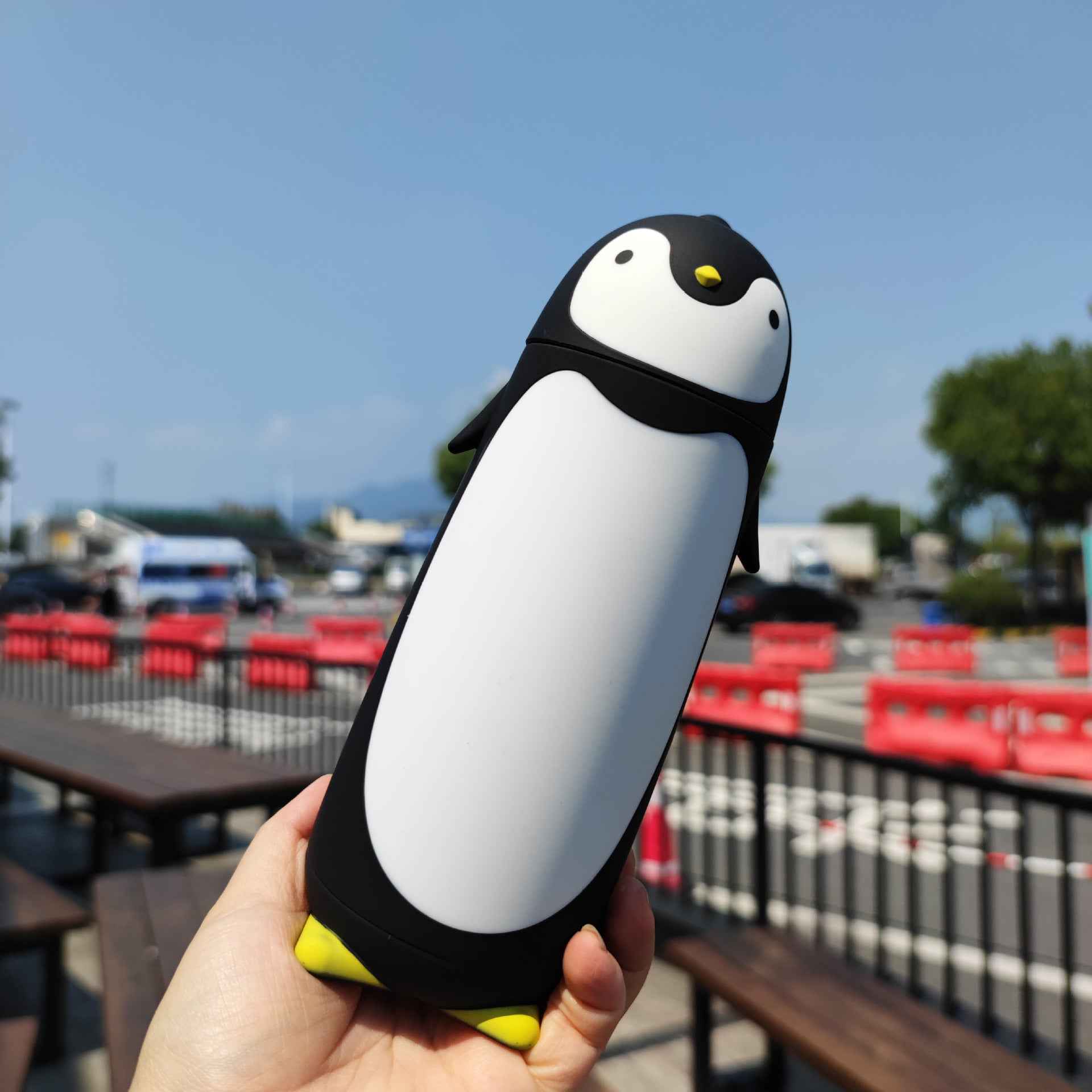 Penguin Stainless Steel Vacuum Insulated Tumbler 280ML Black