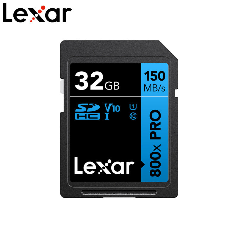 Lexar 32/64/128/256GB 800x PRO SDXC UHS-I Memory Card 32GB