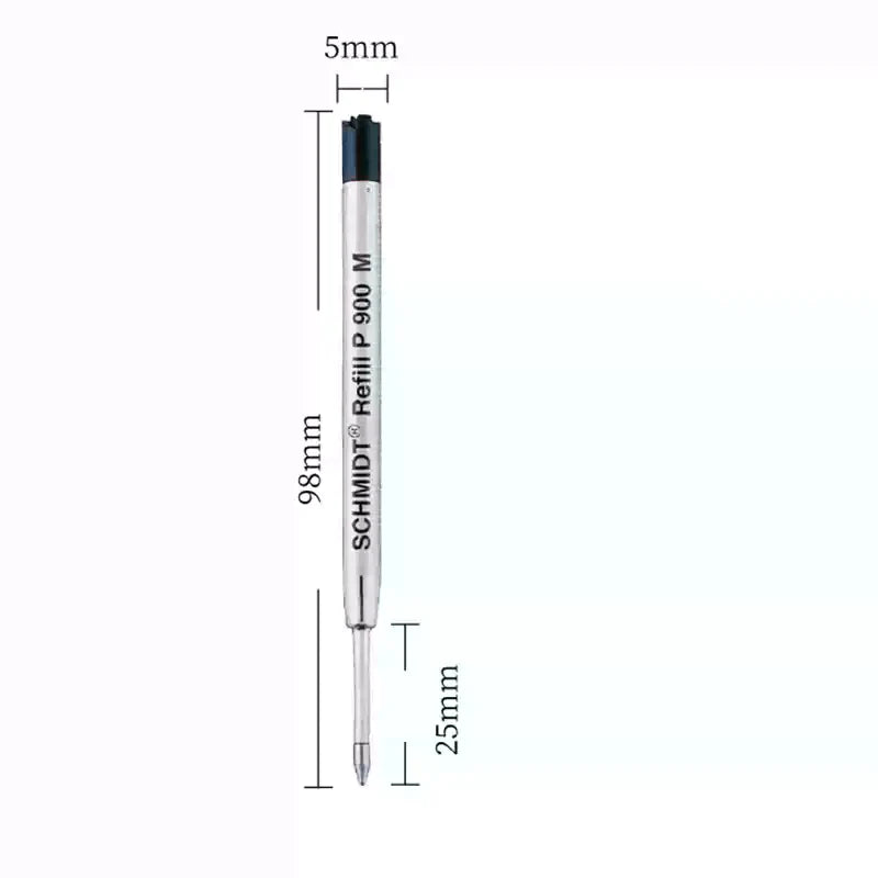 Schmidt Standard P900 M Ballpoint Pen Refill Black/Blue 2 Pack