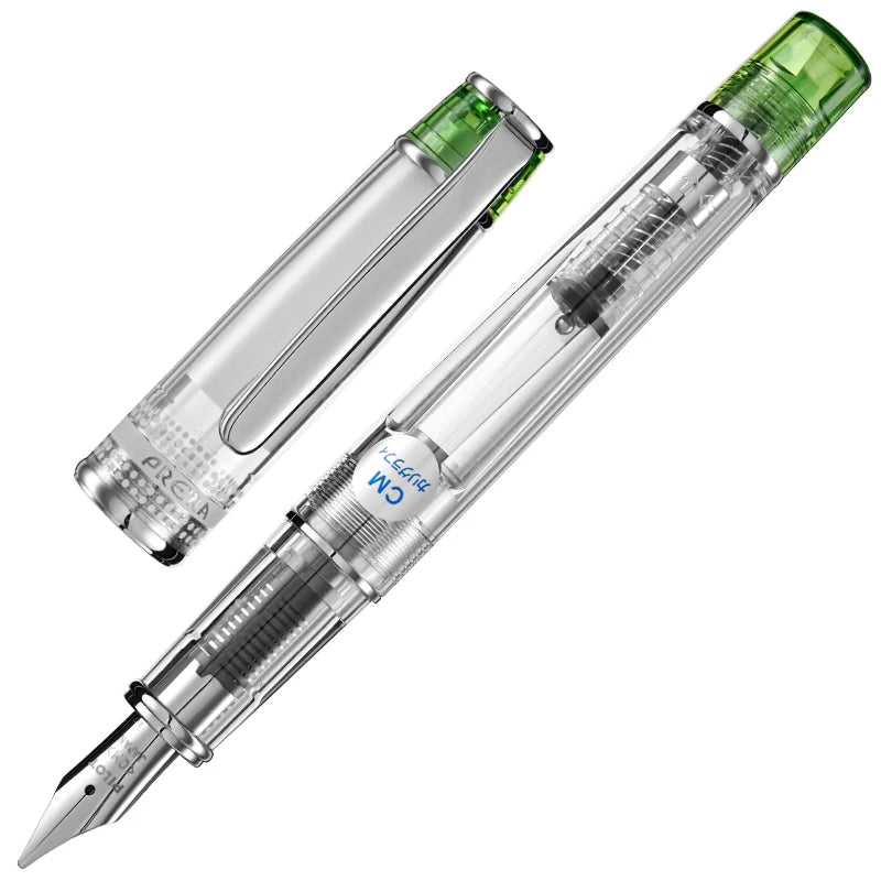 Pilot Prera Fountain Pen Clear Body Green