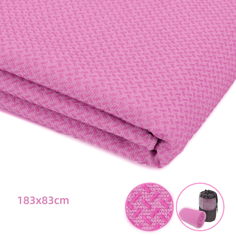 Non-Slip Yoga Towel Mat – Professional Sweat-Absorbent Yoga Rug