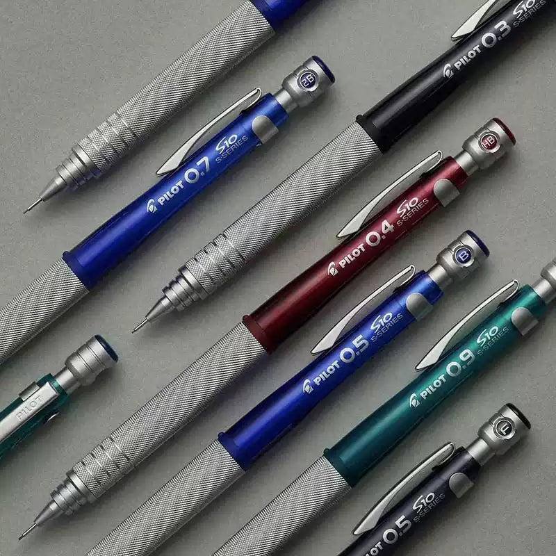 Pilot S10 Drafting Mechanical Pencil | Metal Low Center of Gravity | 0.3 / 0.4 / 0.5 / 0.9mm