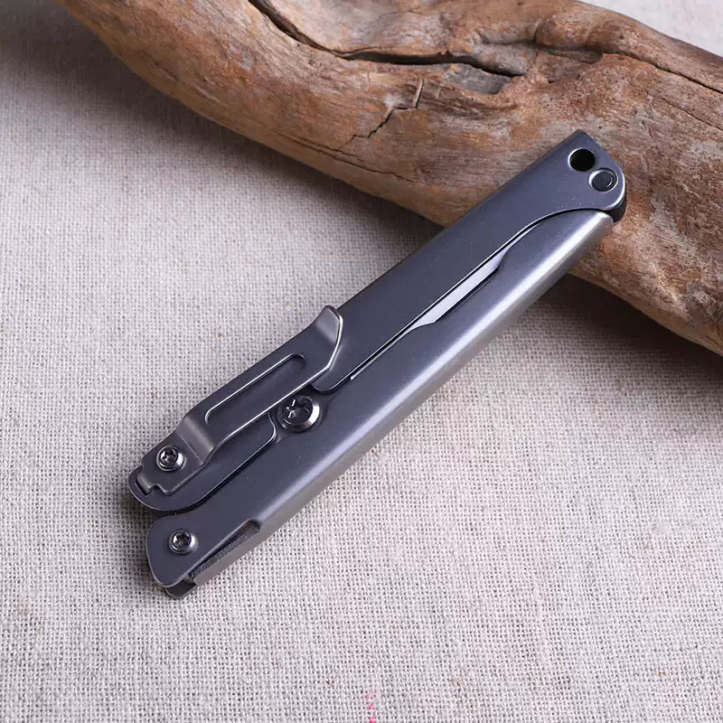 Compact 2-in-1 Foldable Scissors with Measuring Ruler
