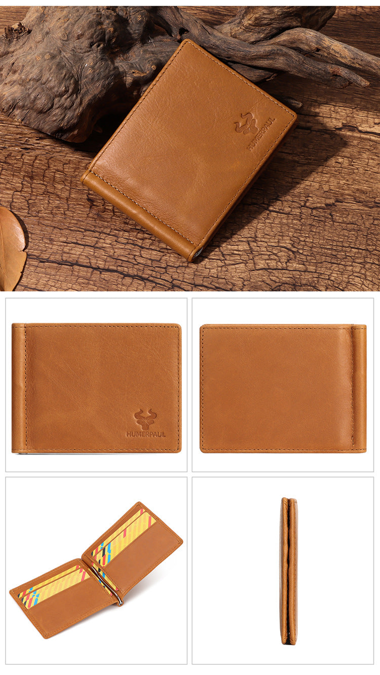 Men's Slim Genuine Leather Wallet