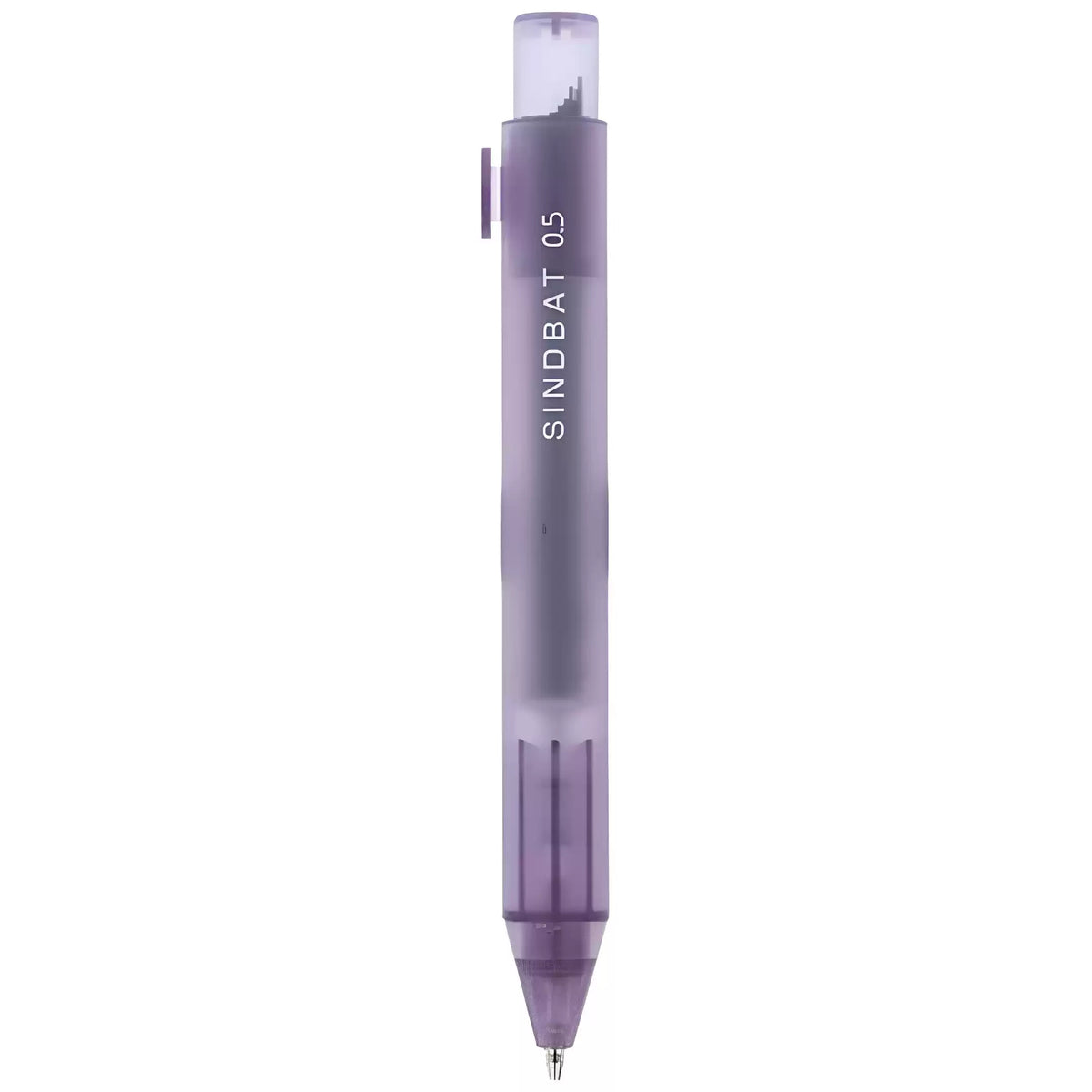SUN-STAR SINDBAT Transparent Frosted Mechanical Pencil, 0.5 mm, 40 Leads Included
