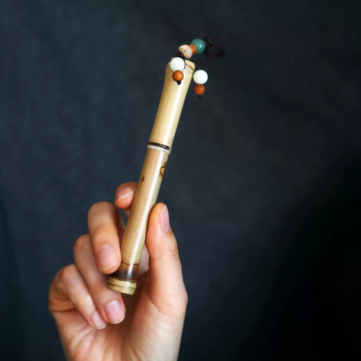 Handmade Mini Bamboo Dip Pen with Glass Nib – Vintage Journal & Calligraphy Pen