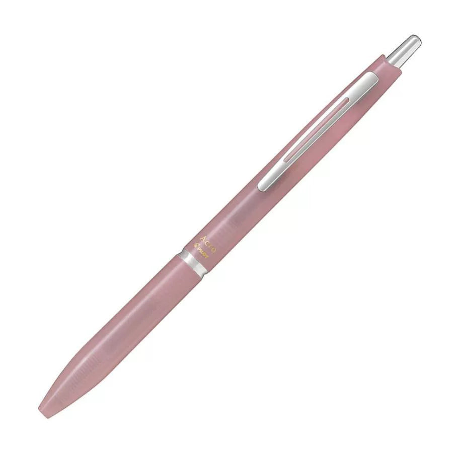 PILOT ACRO 300 Low-Viscosity Oil-Based Ballpoint Pen, 0.3 mm Fine Black Ink Beige