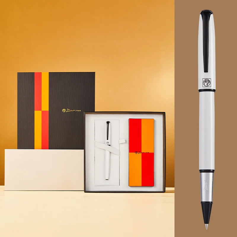 Pimio R16S Luxury Metal Ballpoint Pen Gift Set Black White