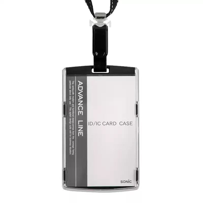 Sonic ID Name Card Hard Case & Strap Vertical AL-847