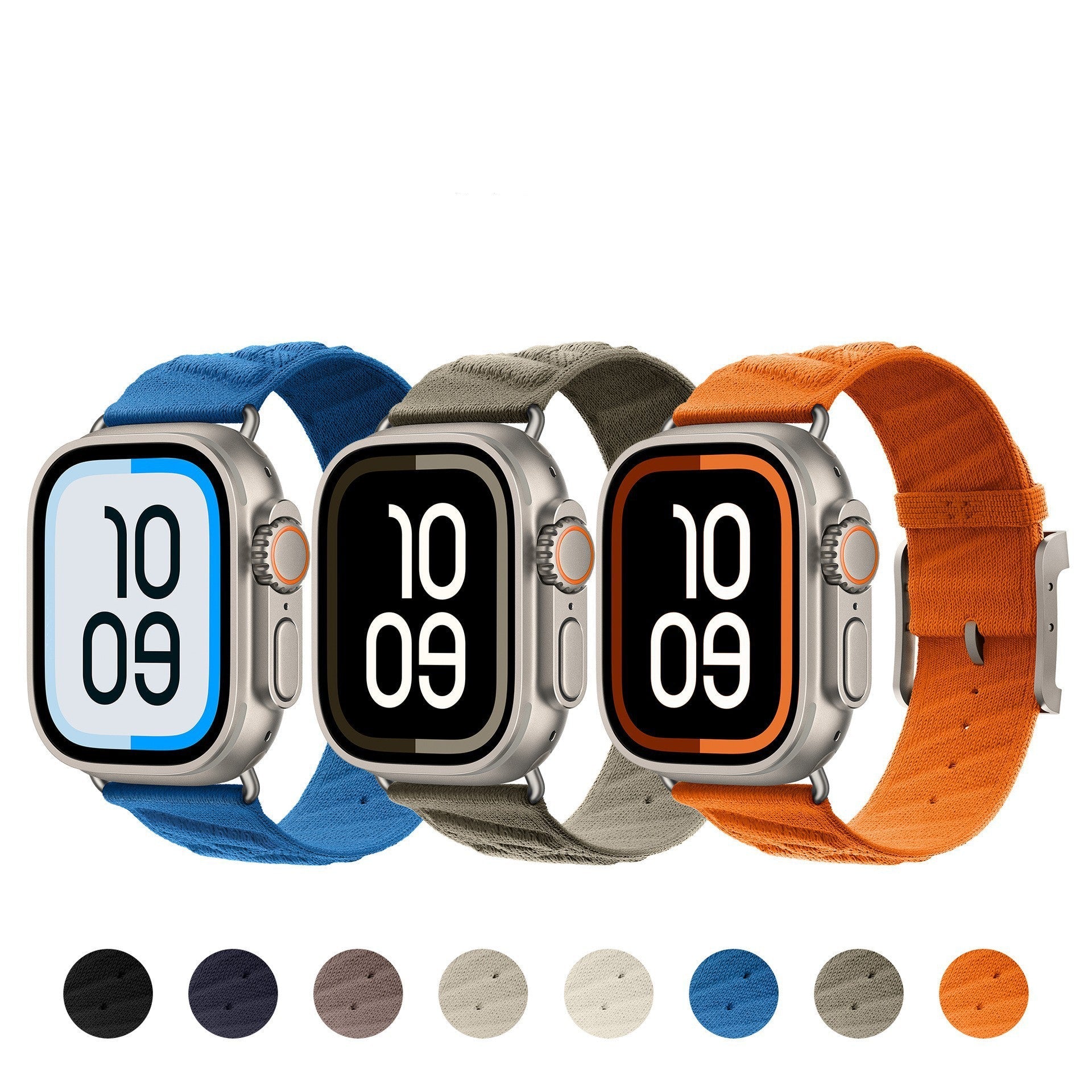 Apple Watch Nylon Braided Band with Metal Buckle