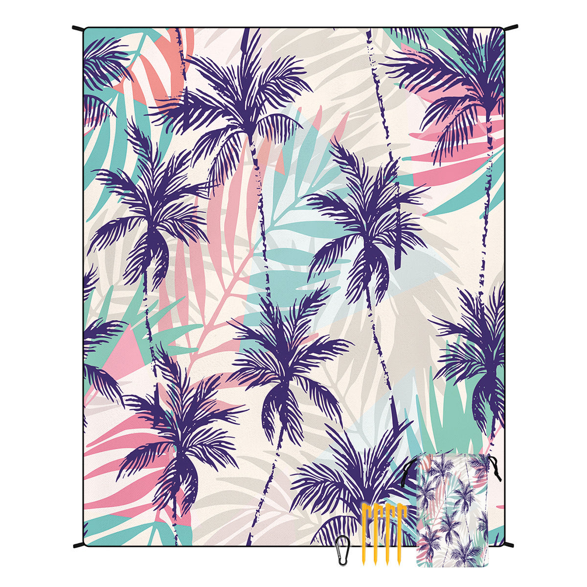 Bohemian Beach Mat & Outdoor Picnic Blanket – Waterproof 220 x 180cm