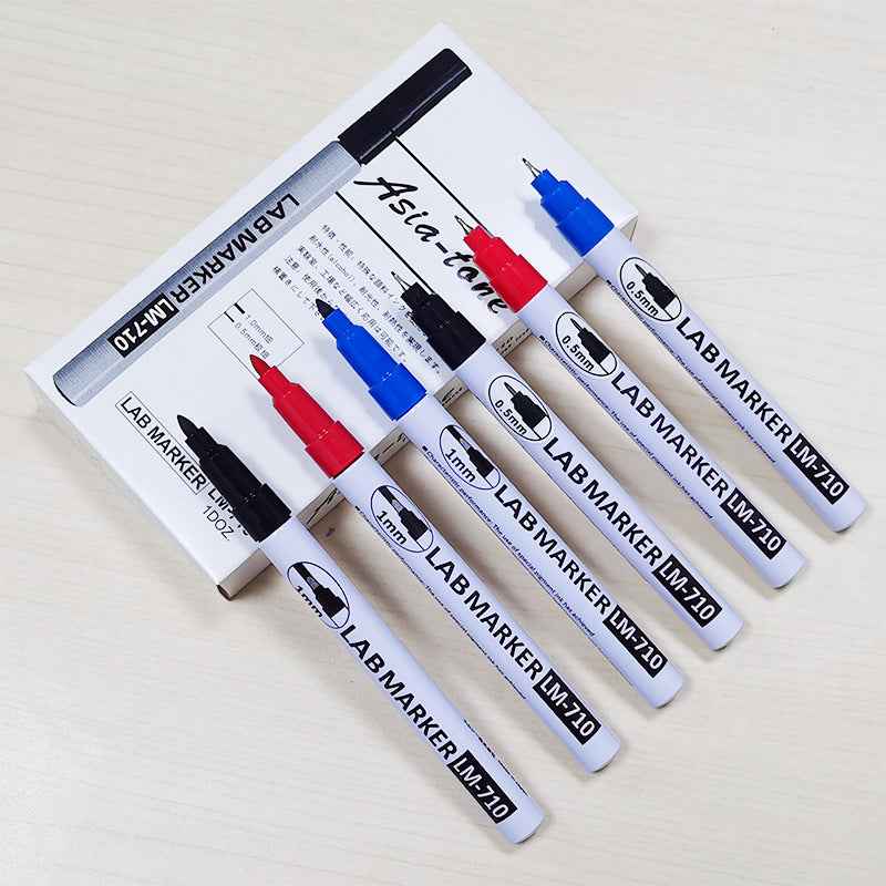Asia-Tone Industrial LAB MARKER LM-710 Fine Point 3 Pack
