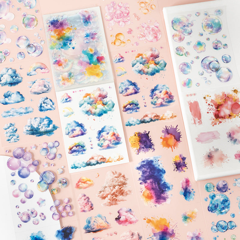 4 My Colorful World Sticker Books 72 Sheets
