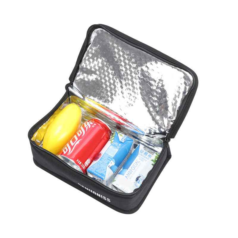 DENUONISS Small Insulated Lunch Box Portable Soft Bag