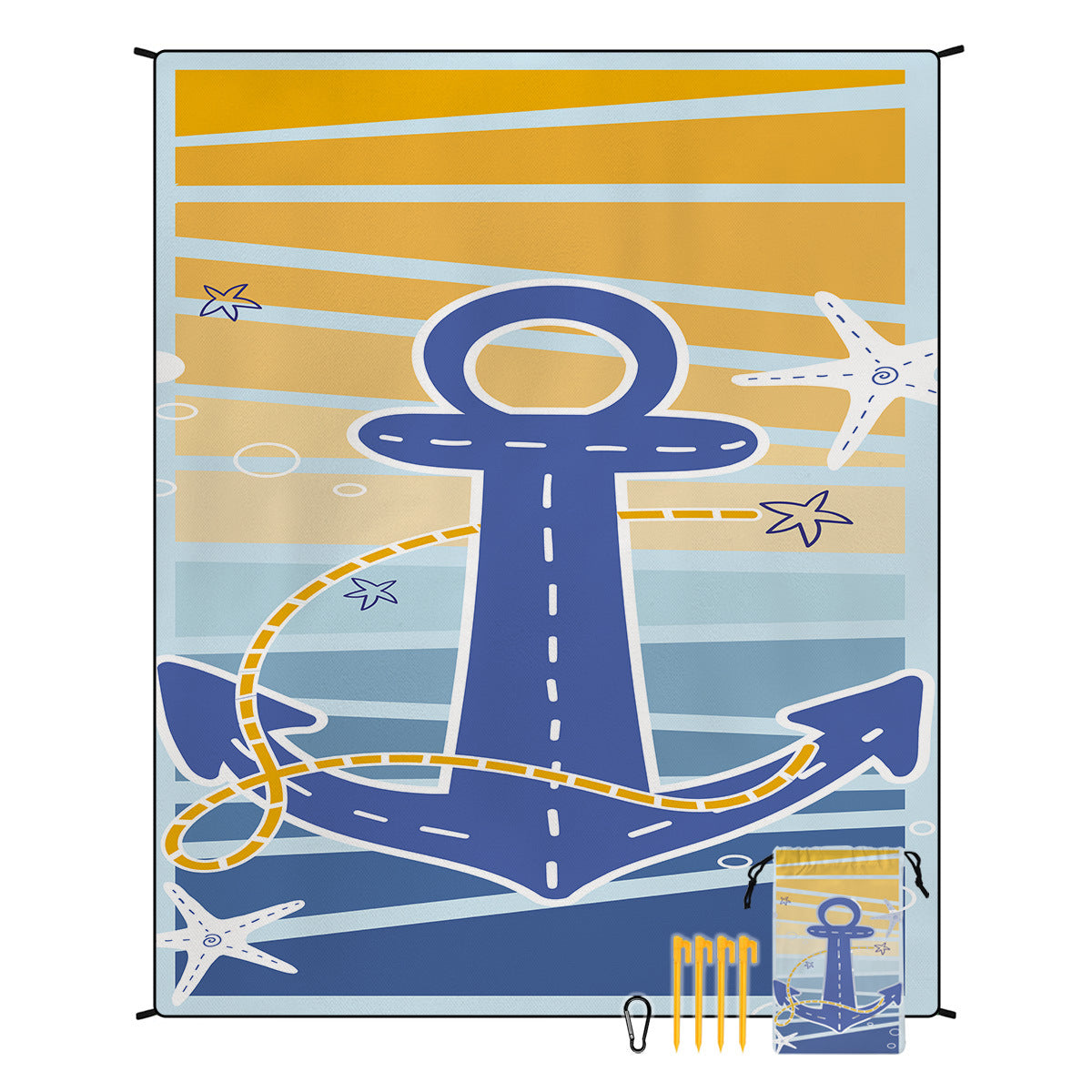 Bohemian Beach Mat & Outdoor Picnic Blanket – Waterproof 220 x 180cm