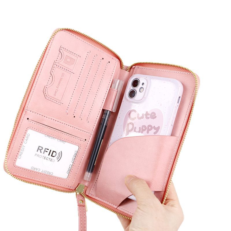 RFID Passport Holder Travel Wallet Pink