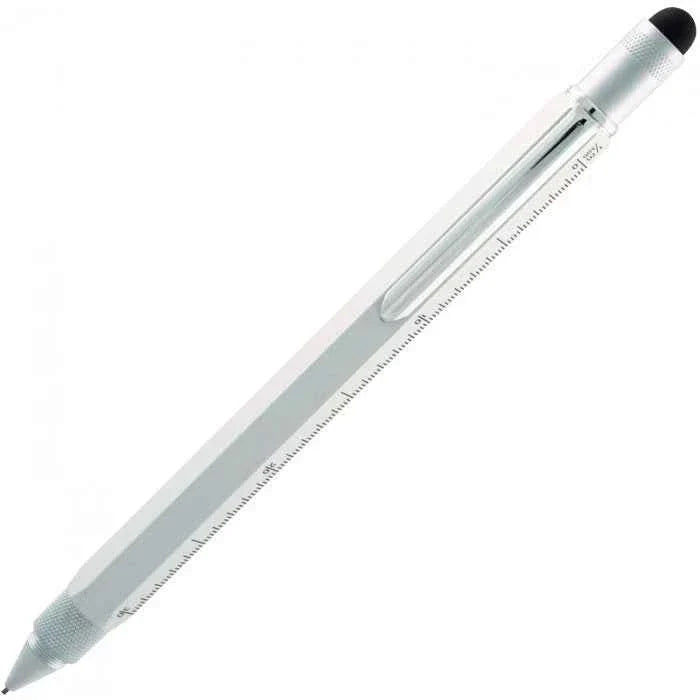 MONTEVERDE USA 9in1 Tool Pen Mechanical Pencil 0.9MM Silver