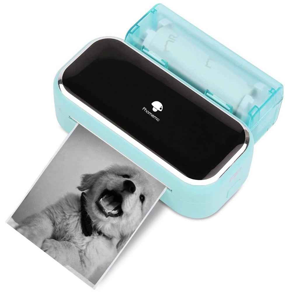 Phomemo M03 Portable Bluetooth Printer for 2-3 Inch Width Thermal Paper Green