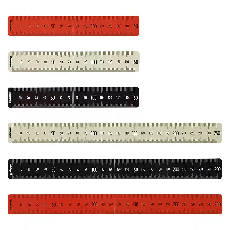 Nakabayashi Magnetic Bookmark Ruler 15cm + 25cm 2 Pack