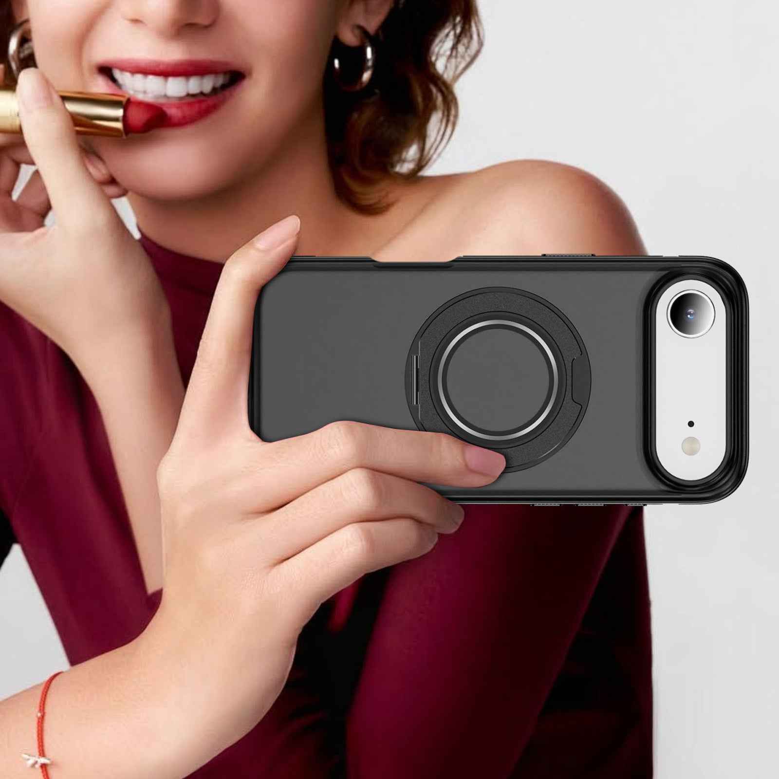 iPhone 17 Rotating Stand Phone Case