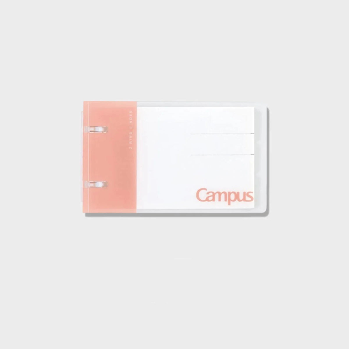 KOKUYO A7 Two-Hole Mini Loose-Leaf Notebook, 40 Pages Pink