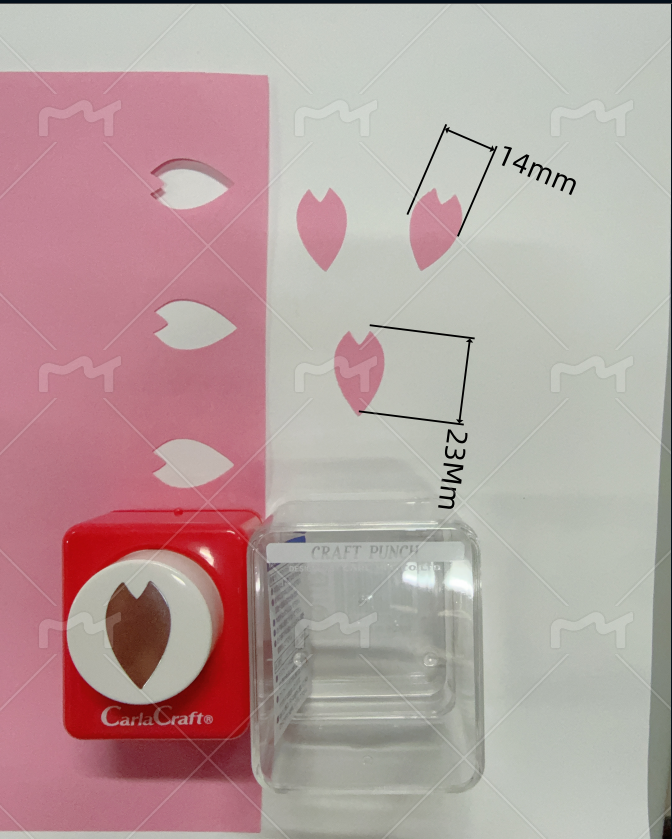 CARL Craft Mini Punch Japan Selection Sakura Flower Petal Large