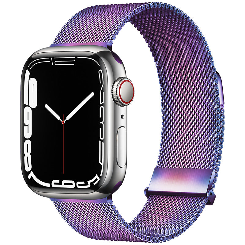 Apple Watch Two-Piece Double Magnetic Stainless Steel Metal Strap