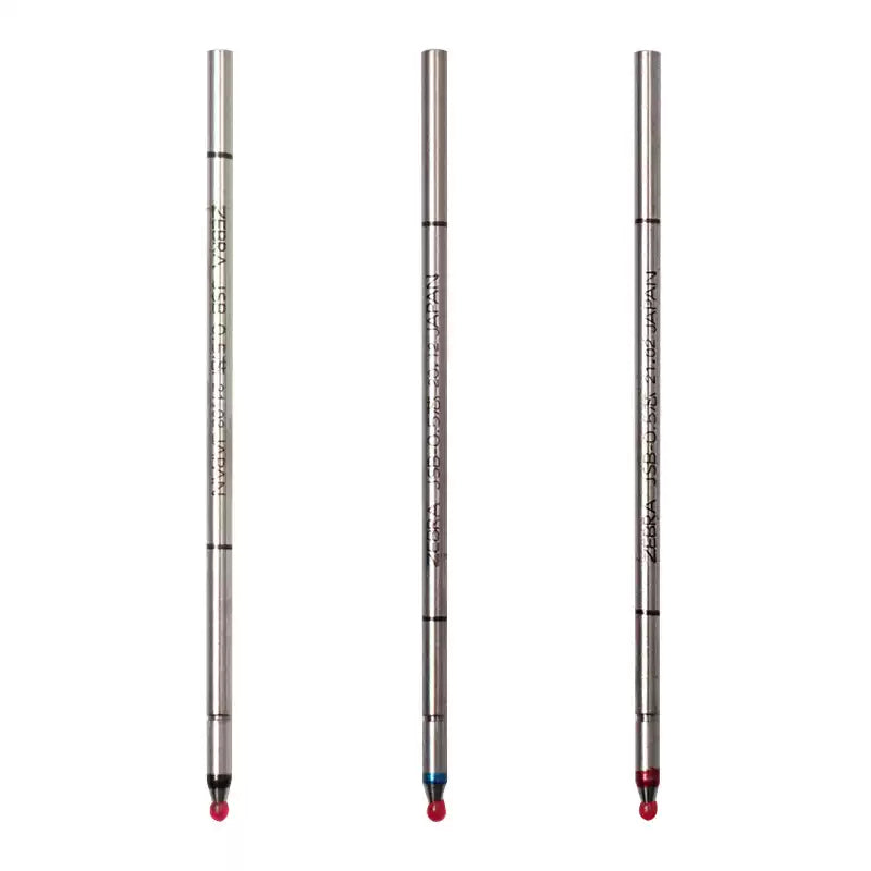Zebra JSB-0.5 Gel Pen Refill - D1 - 0.5 mm - Black/Blue/Red - 5 Pack