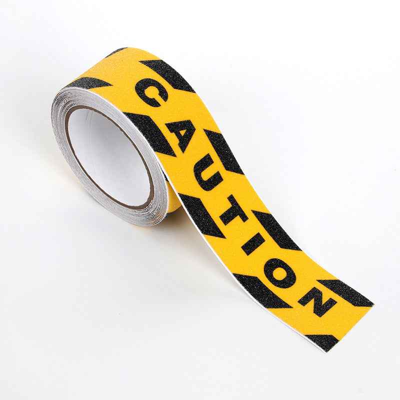 Black Yellow Anti Slip Safety Tape Printed"Watch Your Step CAUTION“ CAUTION