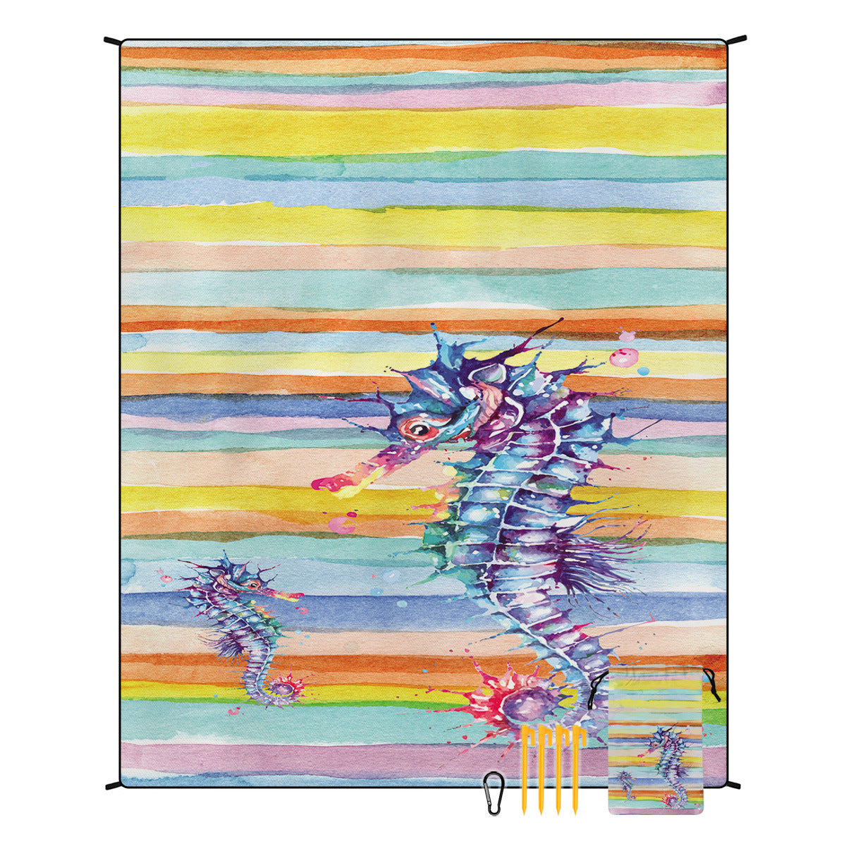 Bohemian Beach Mat & Outdoor Picnic Blanket – Waterproof 220 x 180cm