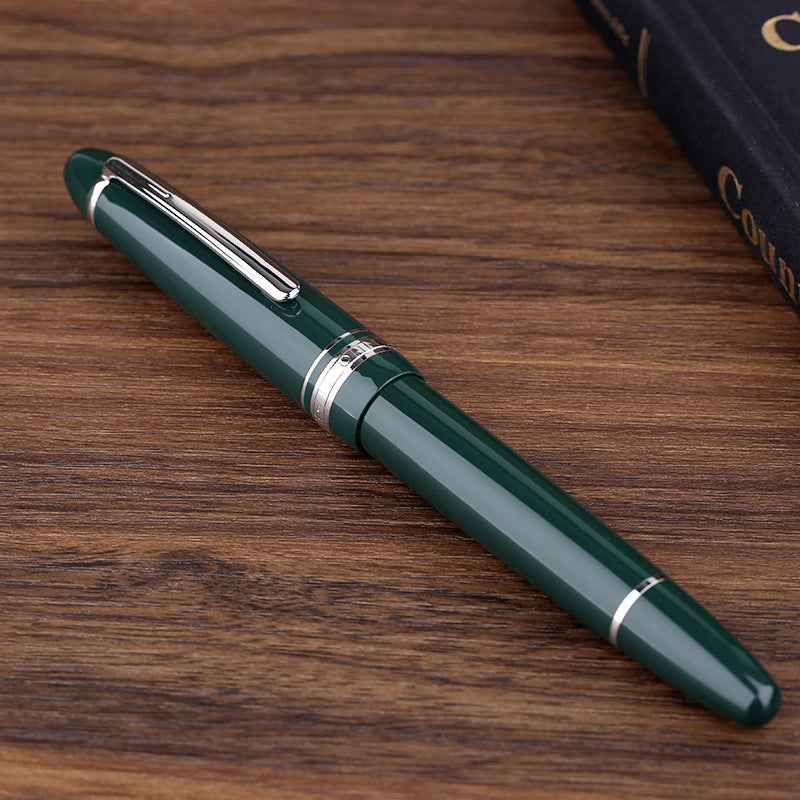 Majohn P136 Piston Fountain Pen Fine Nib with Box Green