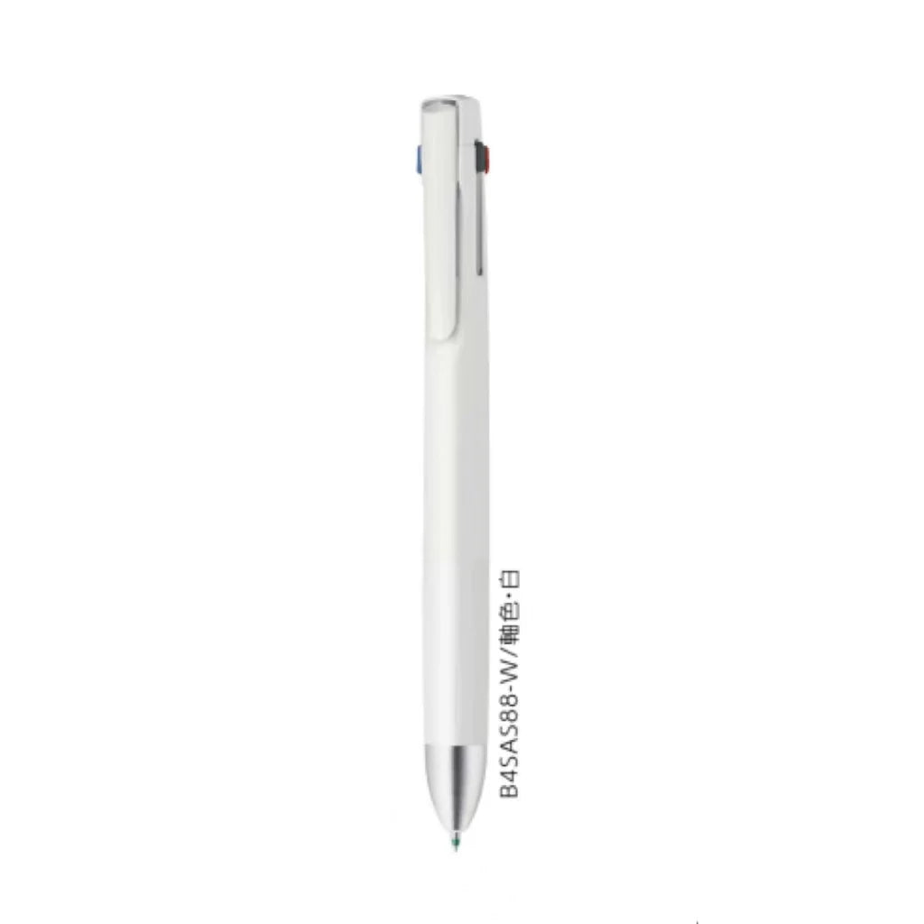 Zebra blen 4+S Macaron Limited Edition Multi-Function Pen | 0.5mm | 4-Color + Mechanical Pencil White