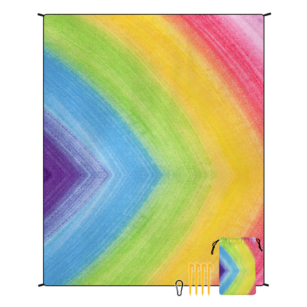 Bohemian Beach Mat & Outdoor Picnic Blanket – Waterproof 220 x 180cm