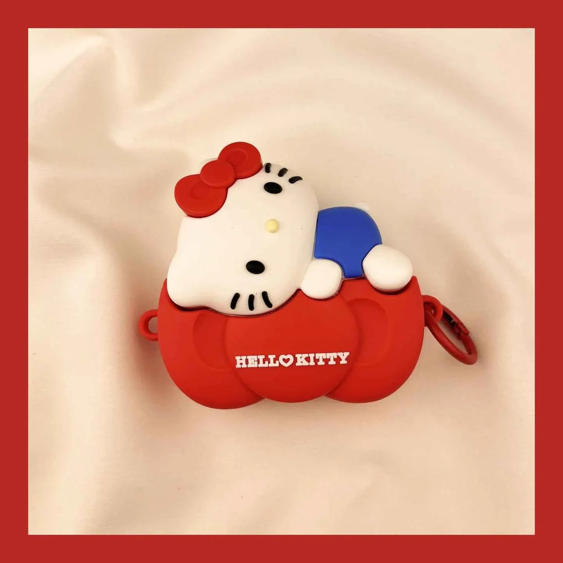 Cute Cartoon Bow Hello Kitty Apple AirPods Case A