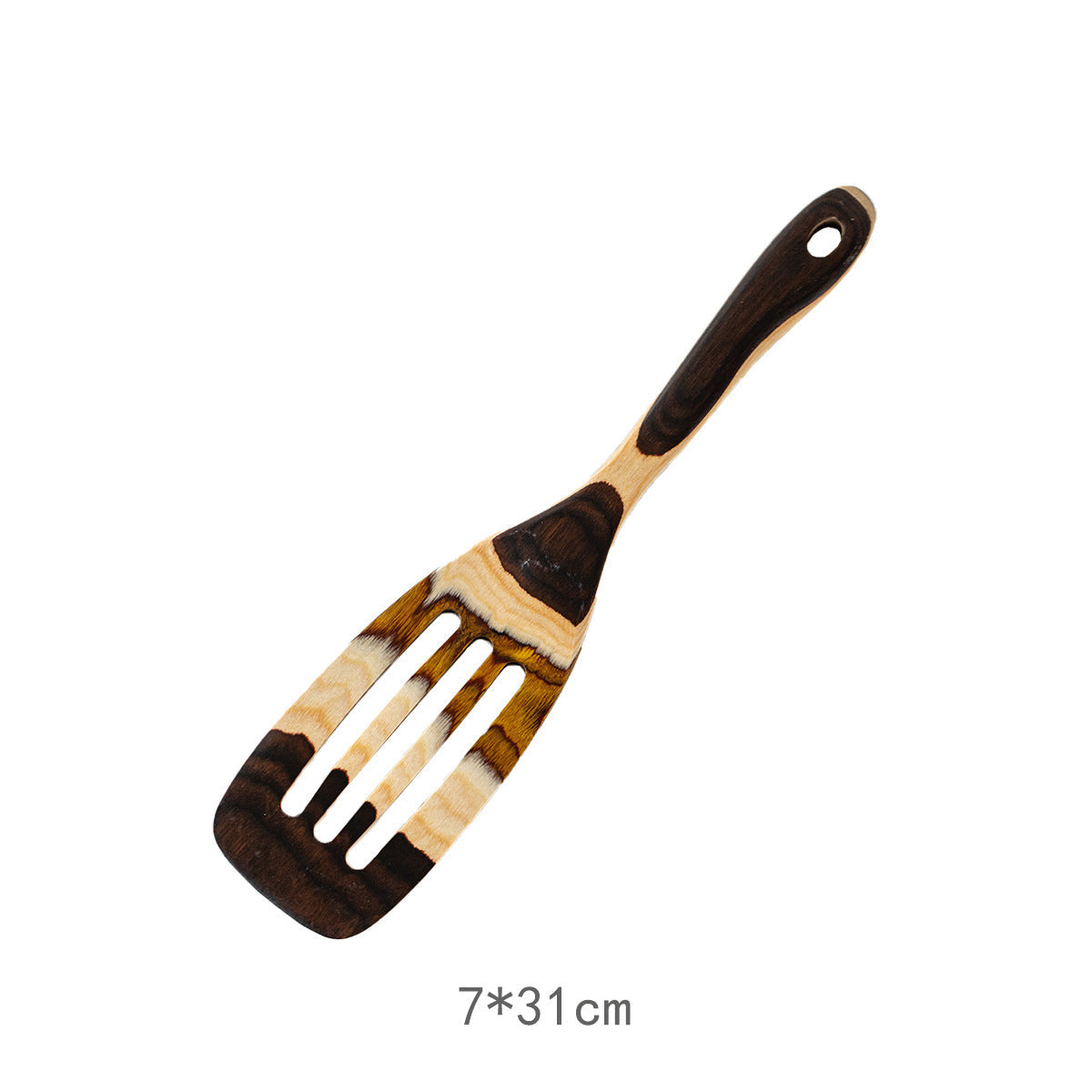 Moroccan Gradient Colorful Wooden Spoon | Pasta Server & Rice Ladle