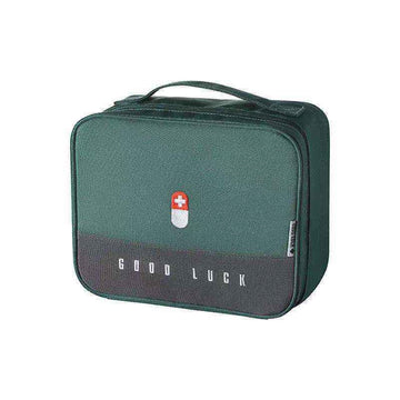 Empty Medical Supplies Organizer Bag Trauma Kit Green
