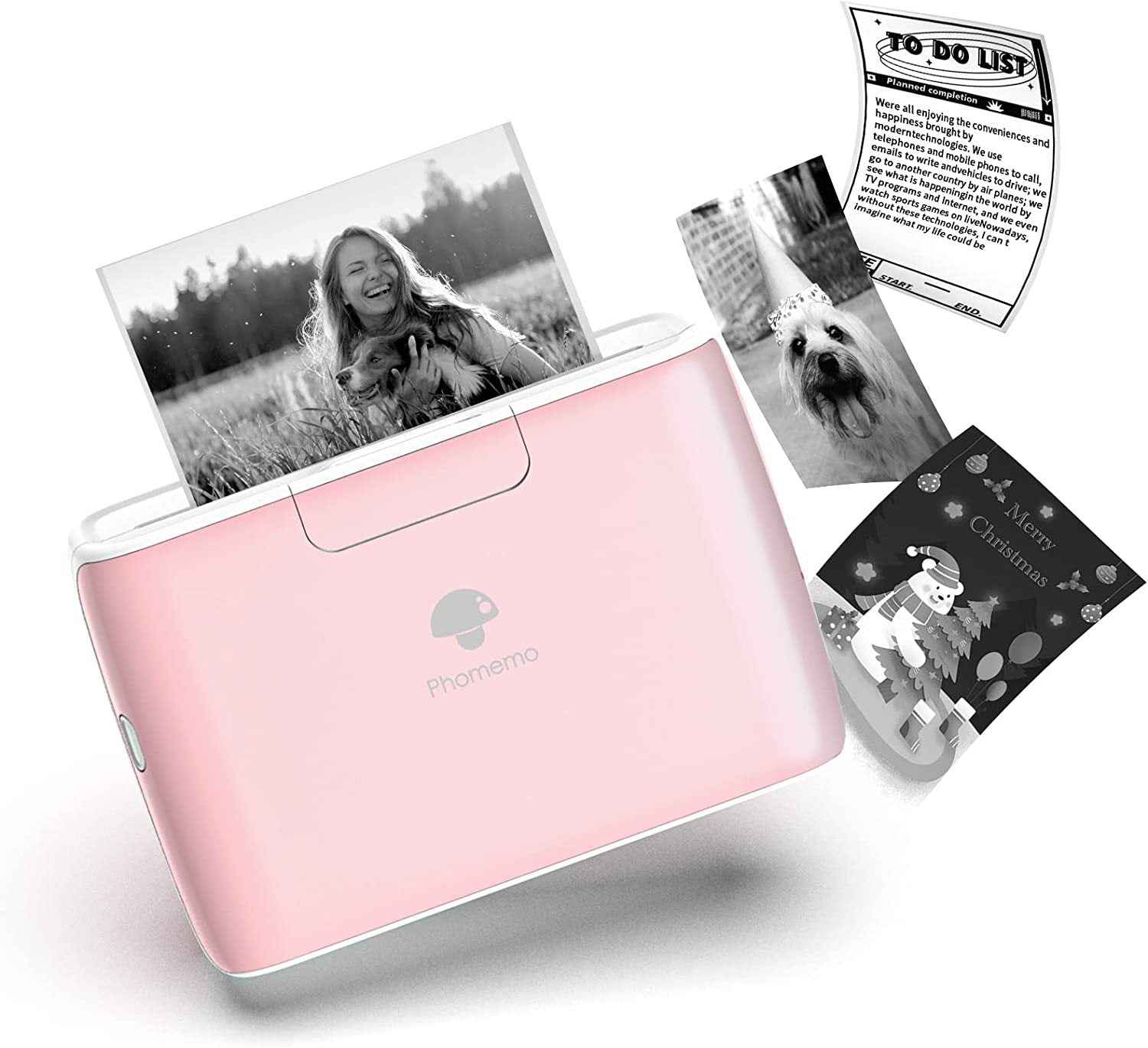 Phomemo M04S Portable Thermal Sticky Note Printer Pink