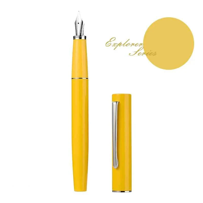 Hongdian C2 Explore Fountain Pen Lemon Yellow