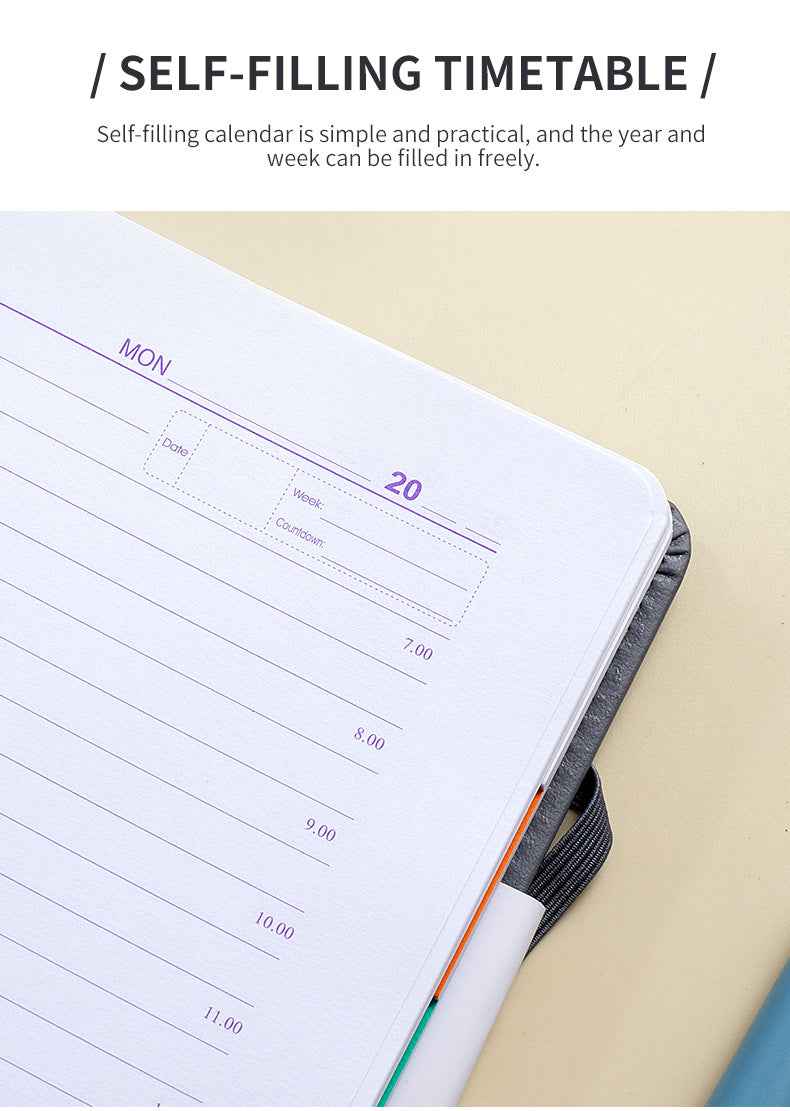Daily Planner with Hourly PRO Schedule & to-do List – A5